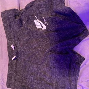 black nike sleep shorts